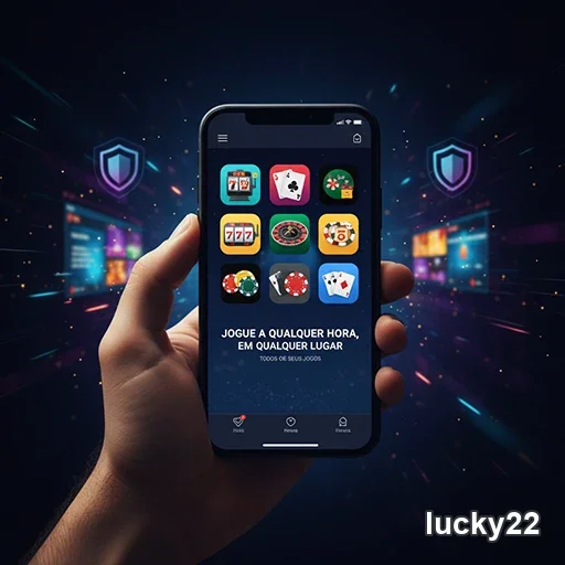 Ilustração de Experimente o aplicativo cassino da lucky22 e jogue com segurança
