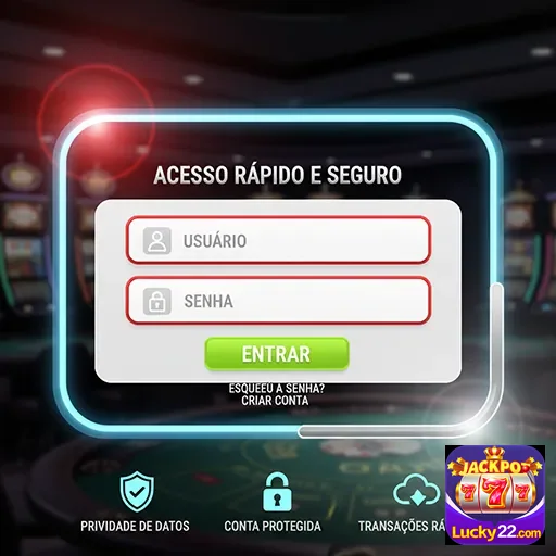 Tela de app mobile lucky22 com apostas esportivas.