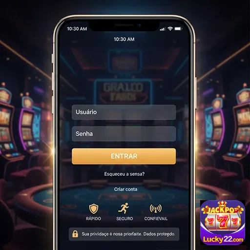 Jogador em mesa de pôquer ao vivo na lucky22